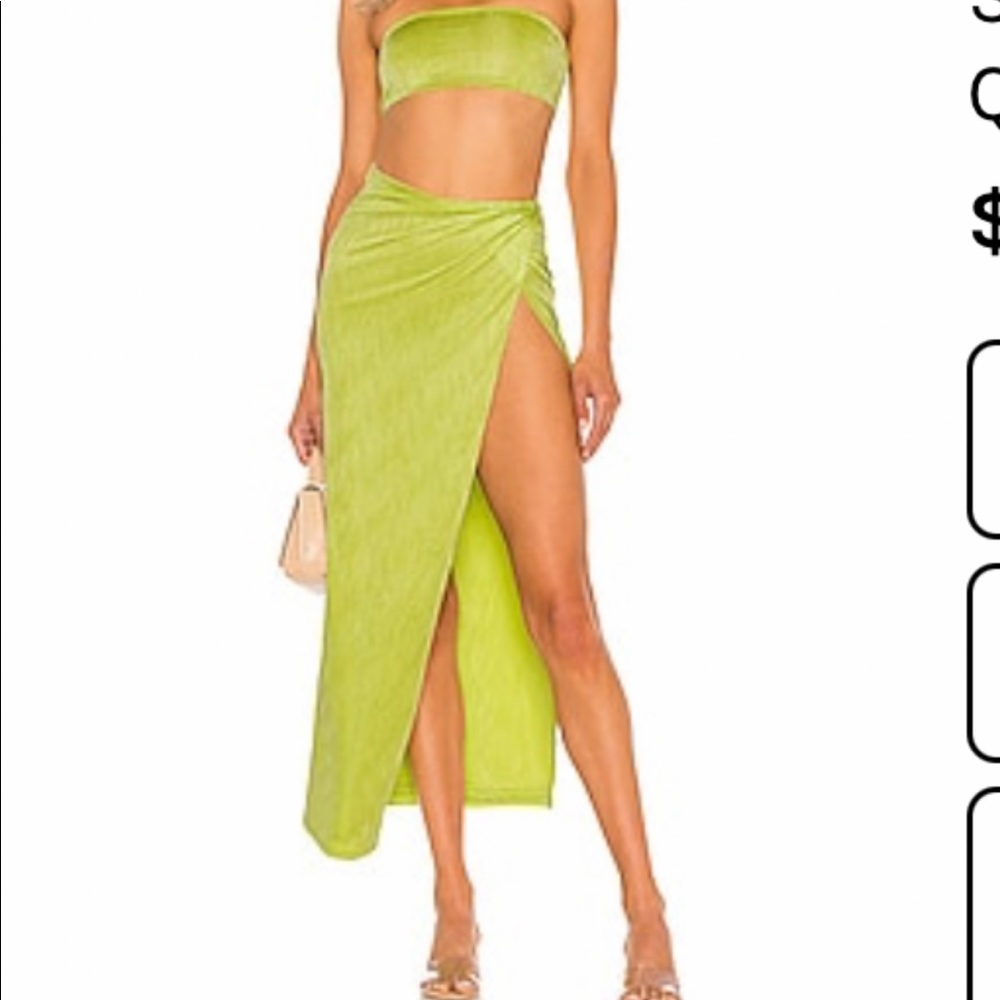 Super down Maxi Skirt Set